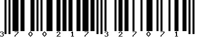 EAN : 3700217327071