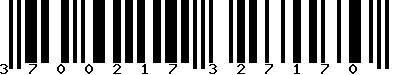 EAN : 3700217327170