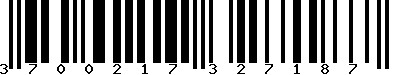 EAN : 3700217327187