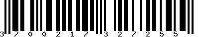 EAN : 3700217327255