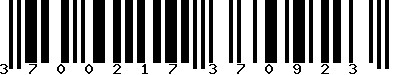 EAN : 3700217370923