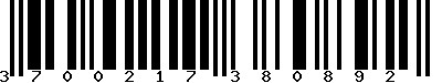 EAN : 3700217380892