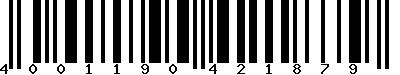 EAN : 4001190421879