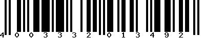 EAN : 4003332013492
