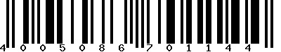 EAN : 4005086701144