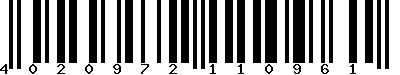 EAN : 4020972110961