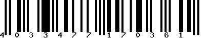 EAN : 4033477170361