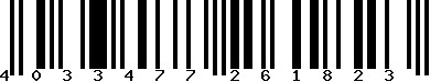 EAN : 4033477261823