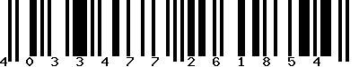 EAN : 4033477261854