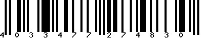 EAN : 4033477274830