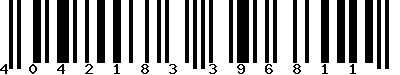EAN : 4042183396811