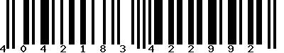 EAN : 4042183422992