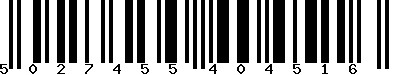 EAN : 5027455404516