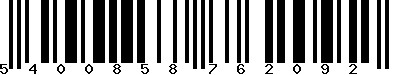 EAN : 5400858762092