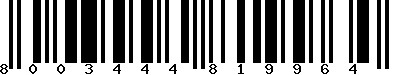 EAN : 8003444819964